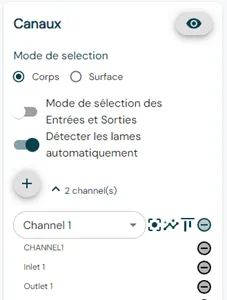 SimForm channel panel