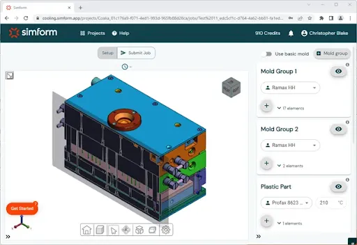SimForm part model