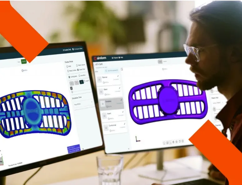 A user using SimForm mold cooling